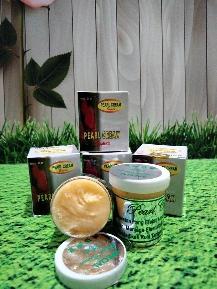 pearl cream - super , tutup putih