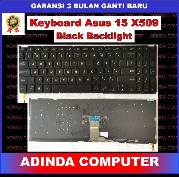 Keyboard Asus Vivobook X509 A509 X509J X509MA X509JA X509D Black Backlight
