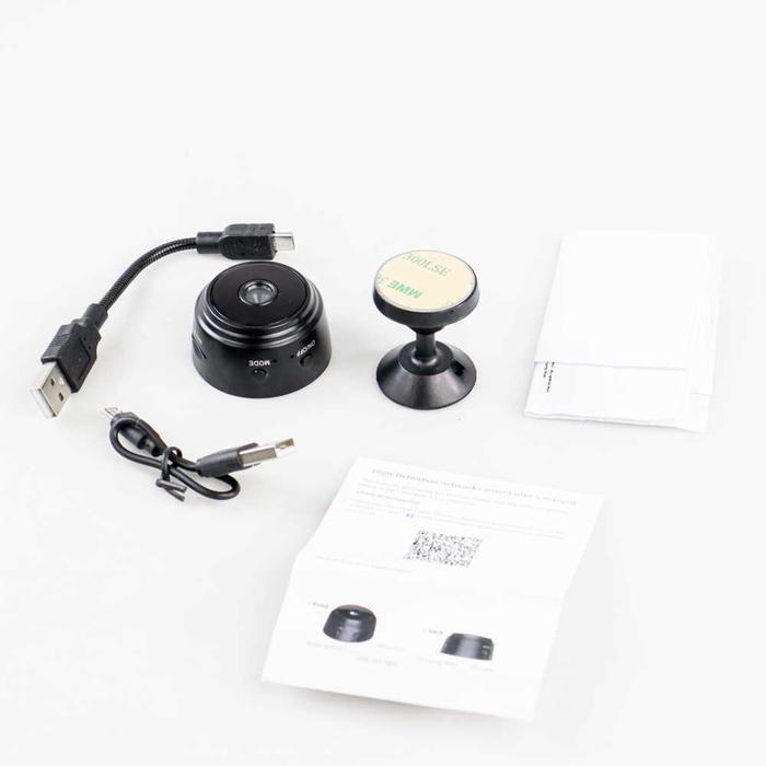 FAST SHIPPING Camera Mini CCTV WiFi Tersembunyi Sambung Hp Wide Angle Nightvision Full HD 1080P