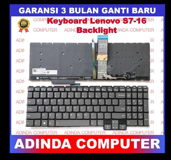Keyboard Lenovo Legion S7 Slim 7 S7-16 S7-16IAH7 82K6 82TF 82UG 82Y3 82Y4 Y750 Backlight
