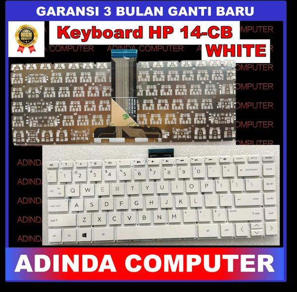 Keyboard Hp Stream 14-CB 14-CB112DX 14-CB120CA 14-CB130NR 14-CB171WM 14-CB172WM Putih White