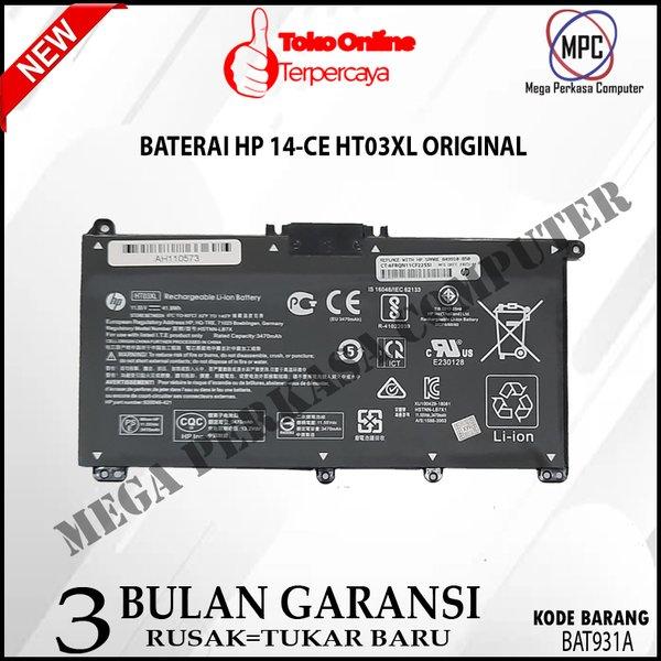 BATERAI LAPTOP HP 14-CE HT03XL HSTNN-LB8L ORIGINAL