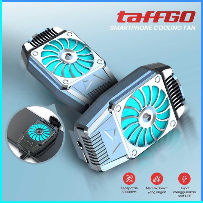 TaffGO Smartphone Cooling Fan Kipas Pendingin Radiator H / kipas hp gaming android tanpa kabel bisa