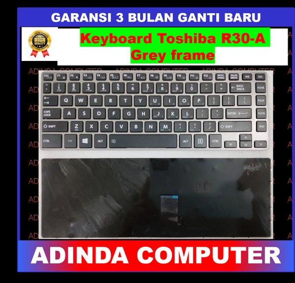 Keyboard Toshiba Portege R30-A Z40-B R30-A1301 Z40T-A Grey frame