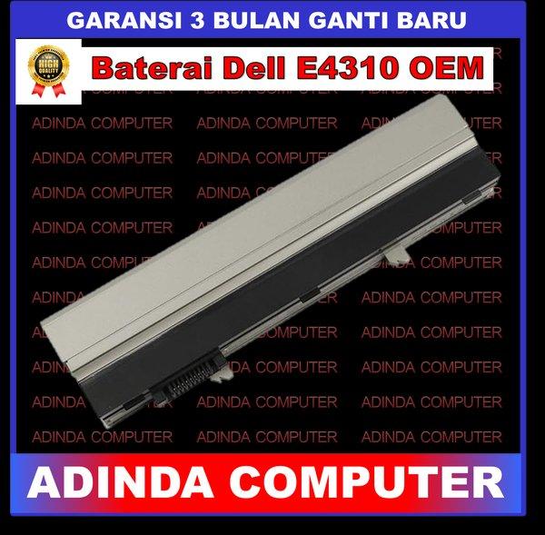 Baterai Laptop Dell Latitude E4310 E4300 E6500 E8400 series Silver