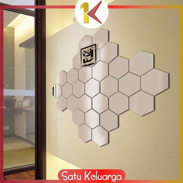 SK-K97 Stiker Cermin Rias Dinding Tempel Anti Pecah / Cermin Sticker Dinding Wallpaper Miror Dekoras