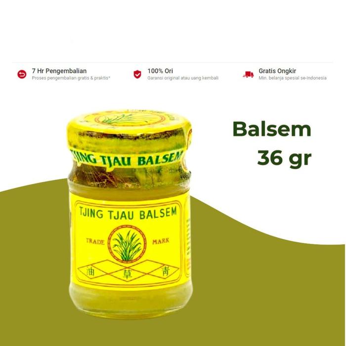 balsem Tjing Tjau 36gr - tjing tjau balsem 36gram meredakan pegal masuk angin digigit serangga