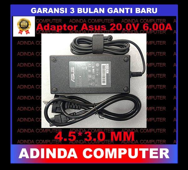 Adaptor Charger Asus MSI Katana GF66 GF76 Thin 10UC 11SC 12HW 20V 6A