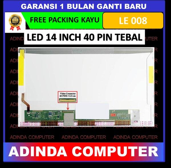 LCD LED Layar Screen Toshiba L600 L600D L640 L640D L645
