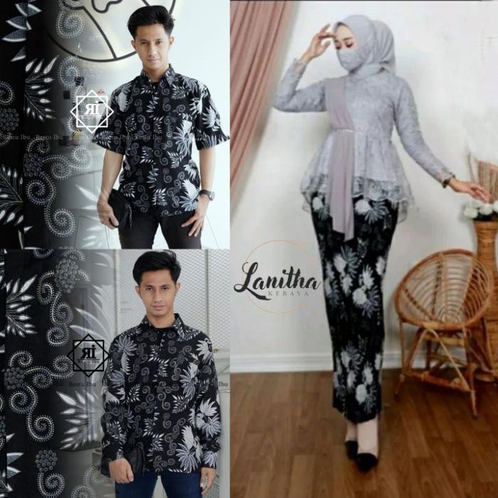 NB Kebaya Couple Batik Tunangan Batik Kebaya Couple Pasangan Modern Kebaya Modern Batik Couple Kebay