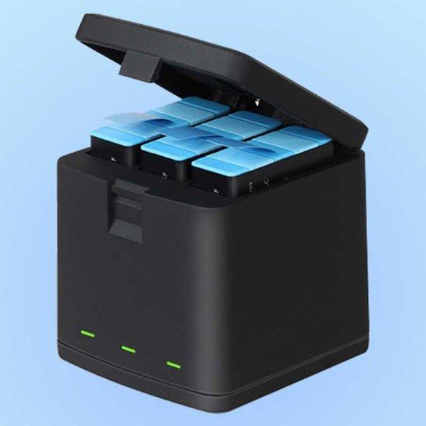 Charger Baterai GoPro Hero 9 10 3 Slot Battery Charging Box - BT91