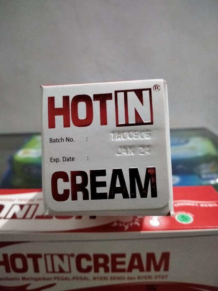 HOT IN CREAM 120 GR / HOTIN CREAM 120 GR/ HOT IN KRIM 120 GR /120GR PEREDA NYERI OTOT DAN PEGAL