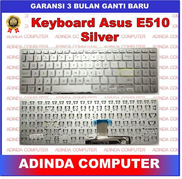 Keyboard Asus Vivobook E510 E510M E510MA L510 L510M L510MA L520M Silver