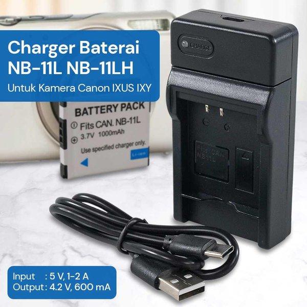 Charger Baterai Kamera NB-11L NB-11LH Canon IXUS IXY - LF1