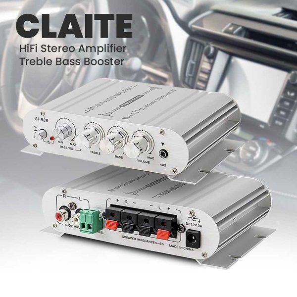 Amplifier Treble Bass Booster HiFi Stereo - ST838