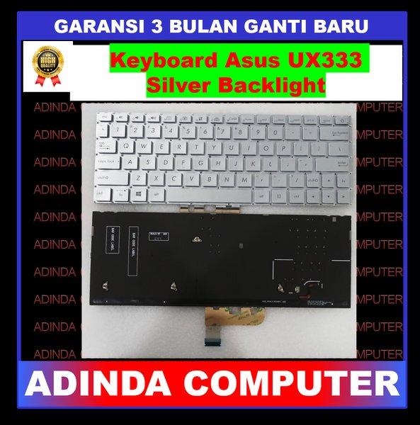 Keyboard Asus Zenbook 13 UX333 UX333FAC UX333FLC Silver Backlight