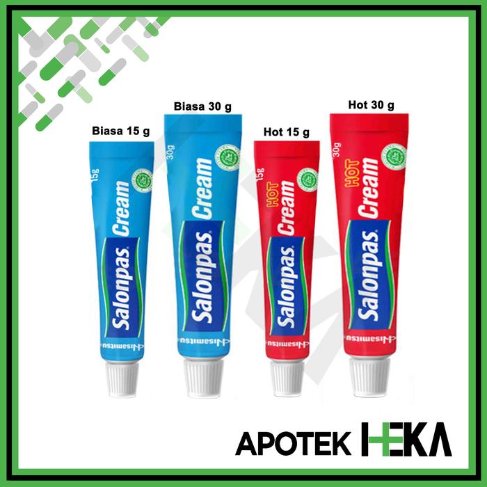 Salonpas Cream Biasa / Hot - Krim Pereda Nyeri Pegal