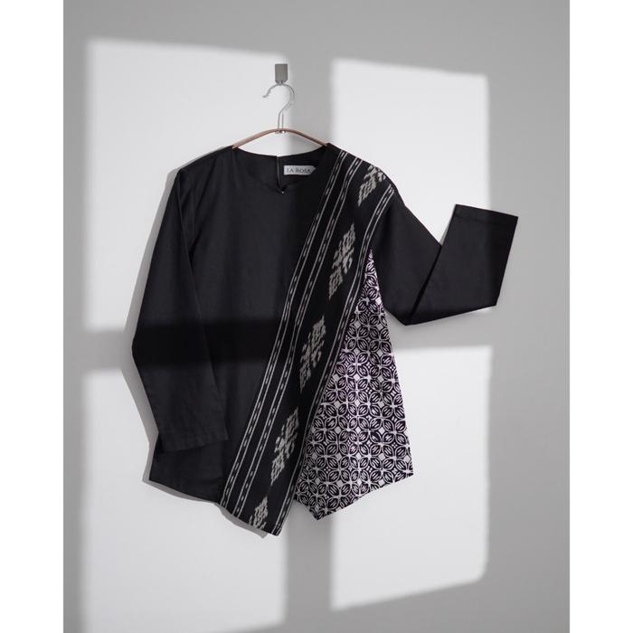 NB Atasan Batik Susie Black / Batik Couple Set