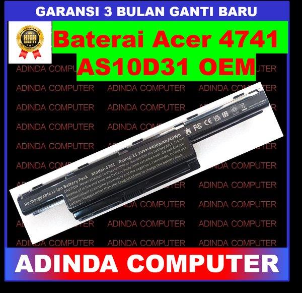 Baterai Acer 4741 5742 5750 7251 7551 7552 7560 7741 7750 OEM