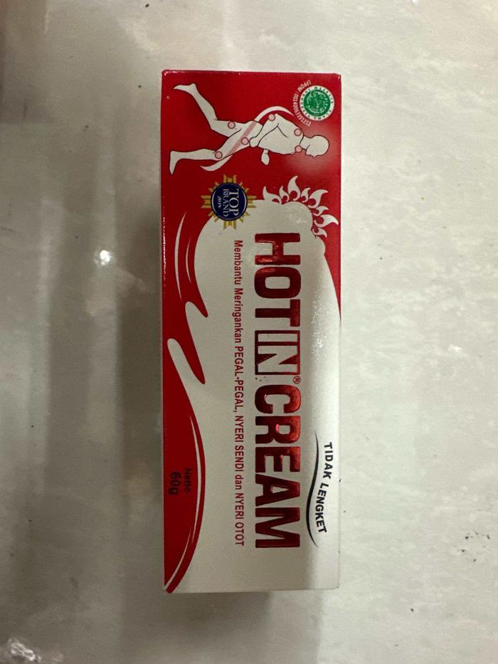 HOT IN CREAM TUBE 60gr / Hot Cream 60g / Krim Pegal Nyeri otot 60g