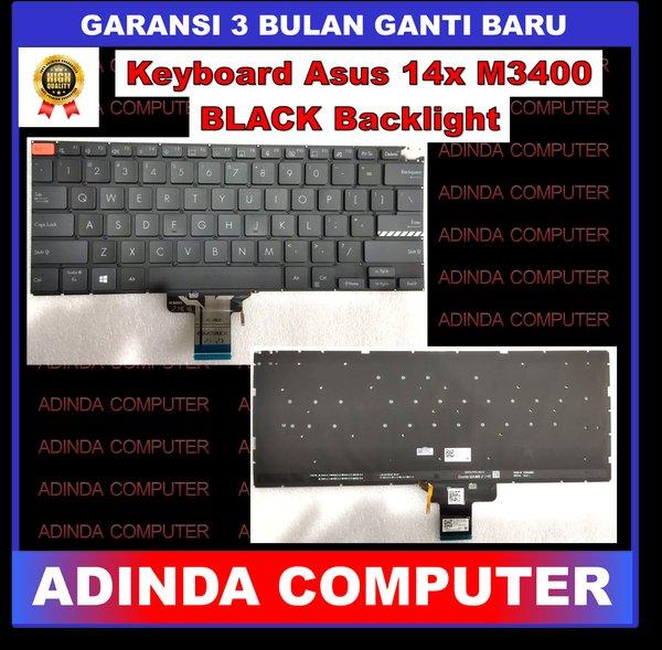 Keyboard Asus Vivobook Pro 14x M3400 M3400QA N7400 Black Backlight
