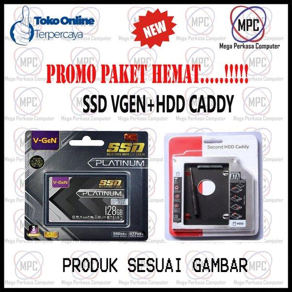 PAKET HEMAT SSD VGEN V-GEN 128GB 256GB 512GB DAN CADDY