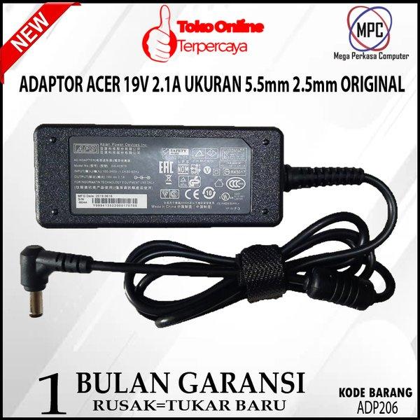 Adaptor Laptop ACER One 14 Z1401 Z1402 19V 2.1A 5.5mm 2.5mm Ori