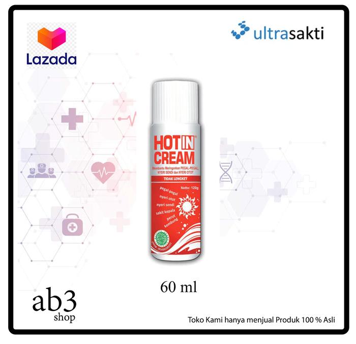 HOT IN CREAM 60 ML HOTINCREAM 60ML HOTIN CREAM 60 PEGAL NYERI OTOT