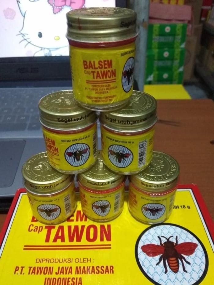 Balsem cap Tawon Membantu meredakan Pegal linu, Encok, sakit kepala dll - 18 gram
