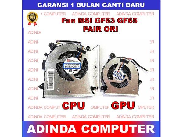Fan MSI MSI GF63 GF65 9RCX-818 9SC-066 8SC-030 Thin PAIR ORI