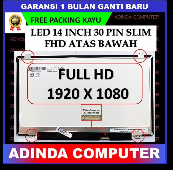 LCD LED Asus 14 Inch 14.0 Inch 30 pin Slim Full HD FHD AB IPS