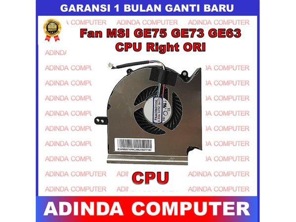 Fan MSI GE75 MS-16P1 GE75 GP75 GL75 WE75 CPU Right ORI