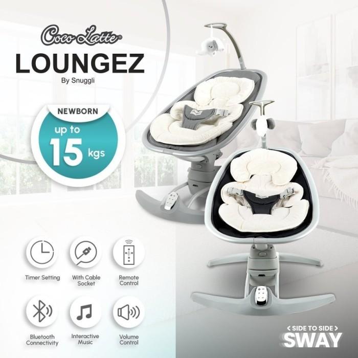 Bouncer Ayunan Bayi Elektrik Cocolatte Loungez By Snuggli Baby Swing Terbaru