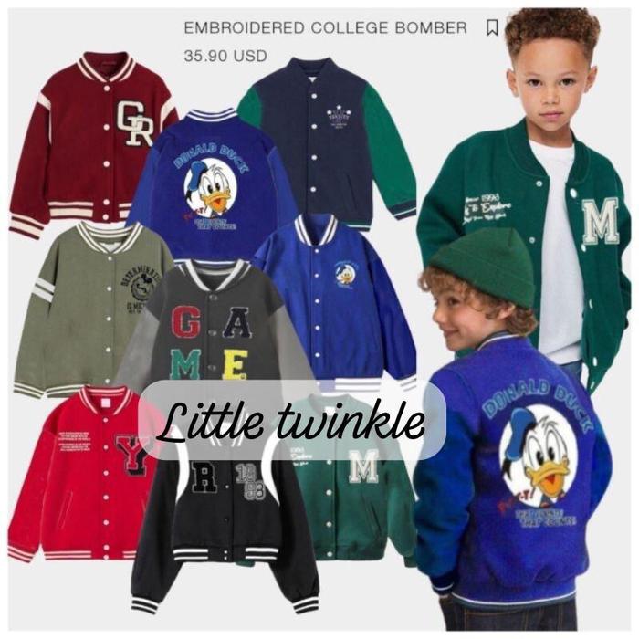 Zara Kids Bomber Jacket (Uni) / Bomber Jacket Anak Zara / Jaket Anak Zara / Jaket Anak Uni / Jaket B