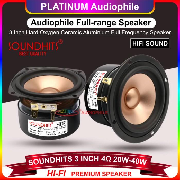Speaker Full range 3 Inch Aluminium Cone premium speaker fullrange - KOTAK