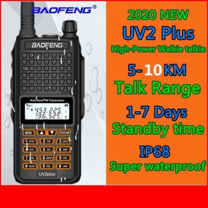 Handy Talky HT UV2 PLUS Walkie Talkie 5W HT UV-B5 UV-82 UV-5R Upgrade