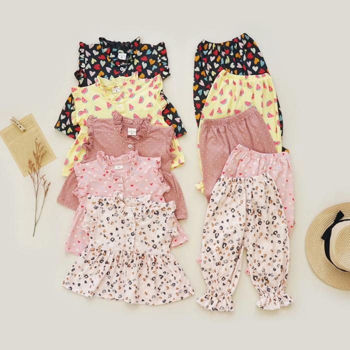 Achira Himeka One Set - Setelan Anak Perempuan - One Set Anak Perempuan Terbaru