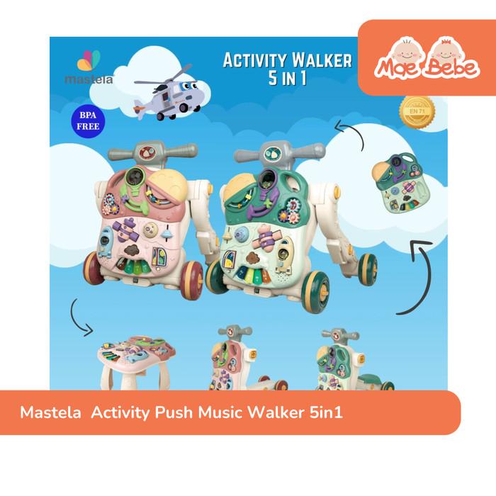 Mastela Baby Walker 5 In 1 Activity Push Walker 9851 Terbaru