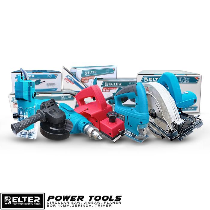 PAKET TUKANG KAYU 4 ITEM YUKIDO !!! Mesin Serut + Mesin CIRCULAR SAW + Mesin Bor Listrik 10mm + GRIN
