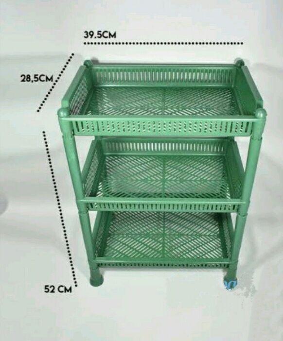 RAK BUMBU PLASTIK SERBAGUNA SUSUN 3/RAK PIRING/RAK GELAS/RAK BASO