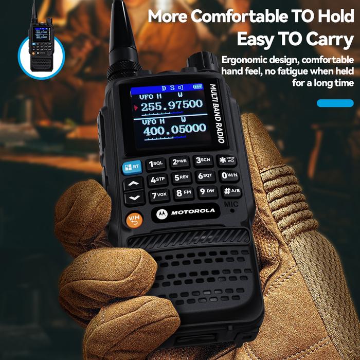 HT Motorola GP360 Walkie talkie two way radio jarak jauh 20KM Daya Tinggi 10W 199 Saluran Radio FM p