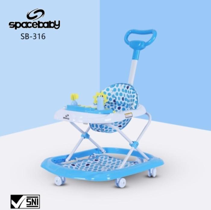 Sp Baby Walker Kursi Belajar Jalan Anak Sb 316 Ada Alas + Tongkat Terbaru