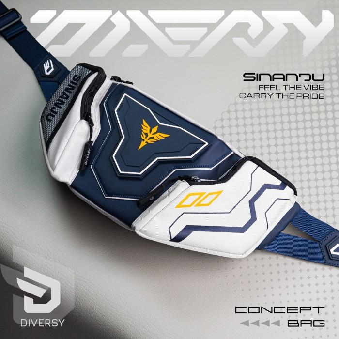 Waistbag Slingbag Diversy Sinanju Navy