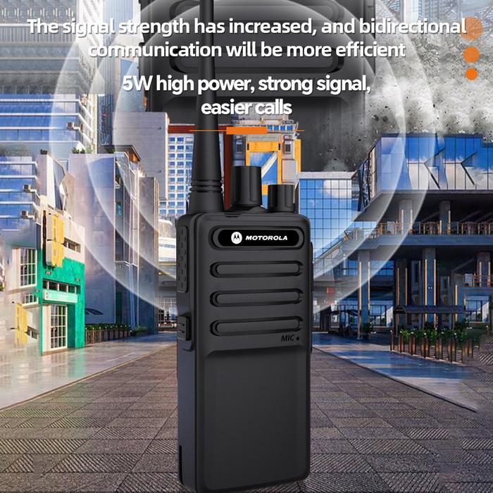 HT Motorola CP6688 Walkie talkie two way radio jarak jauh 10KM Daya Tinggi 5W 16 Saluran Radio porta