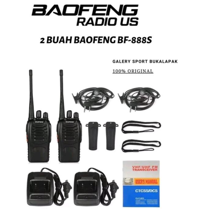 Handy Talky Baofeng 888S HT Baofeng BF-888S Walky Talky 16 Channel