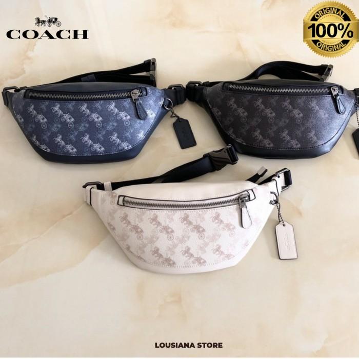 Coach Waistbag Warren Mini Belt Bag With Horse Carriage Print