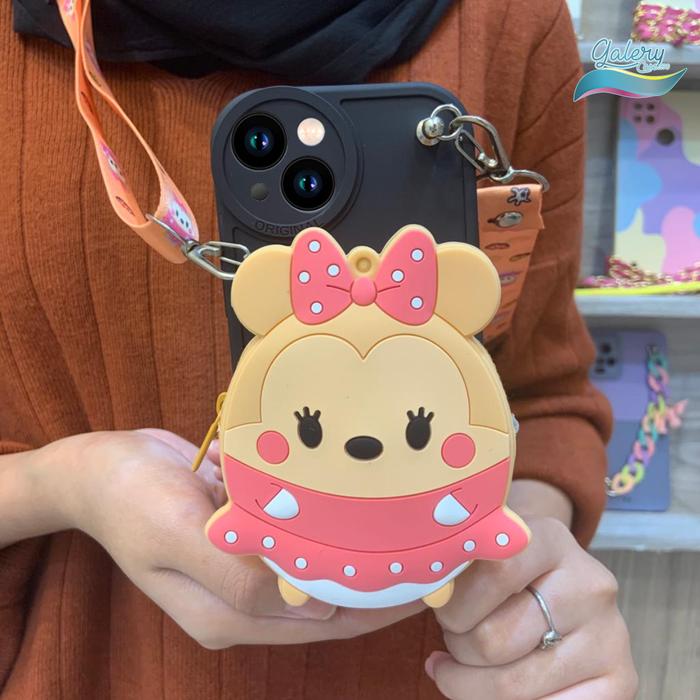GC Case Dompet Karakter case oval Casing hp untuk XIAOMI REDMI 5A 6A 9A 9C 10C 12C NOTE 4 all type