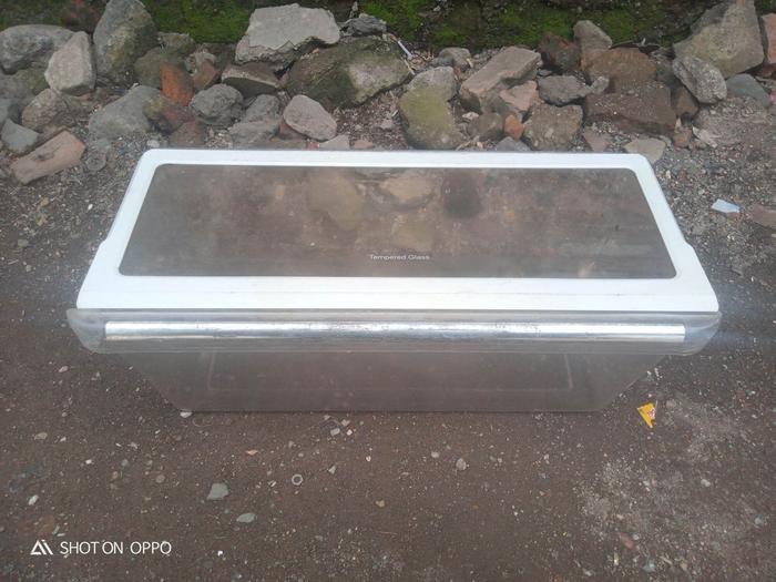 RAK SAYUR KULKAS POLYTRON FULL SET DENGAN TUTUP