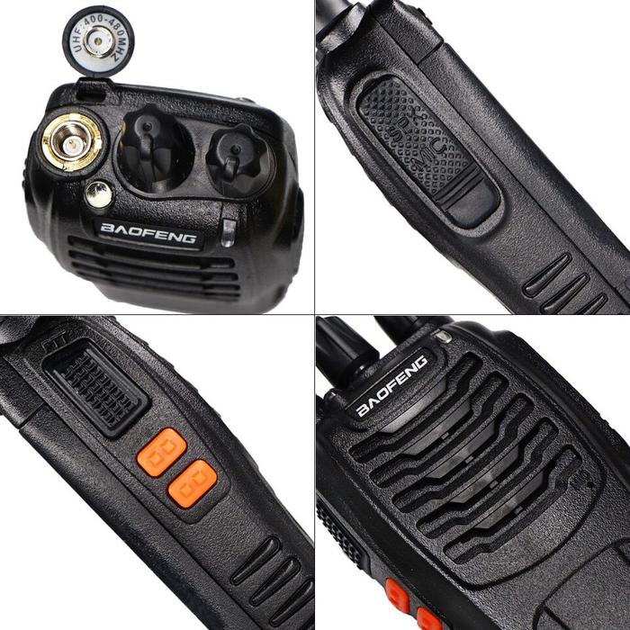 HT Walkie Talkie BF-888S HT Waterproof Portable Two Way Radio