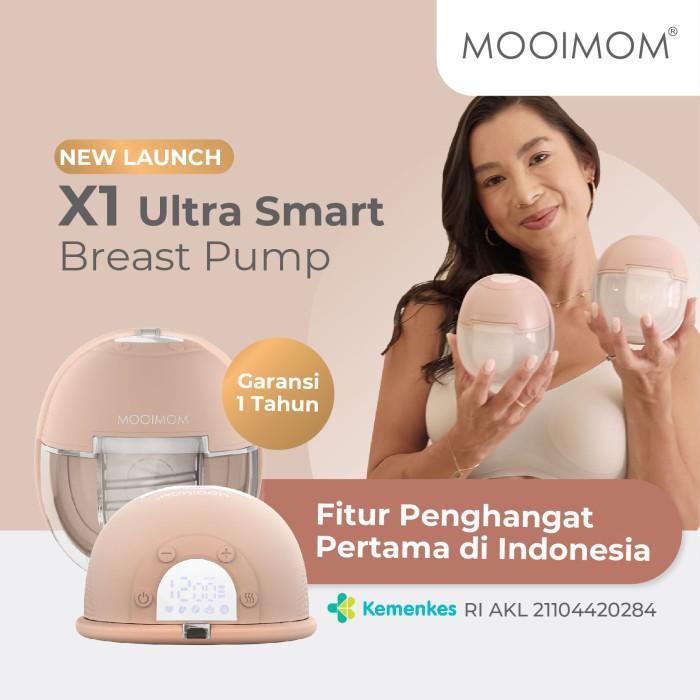 Mooimom - X1 Elektrik - Handsfree Breast Pump Tanpa Kabel - Pumping Asi Portae Terbaru